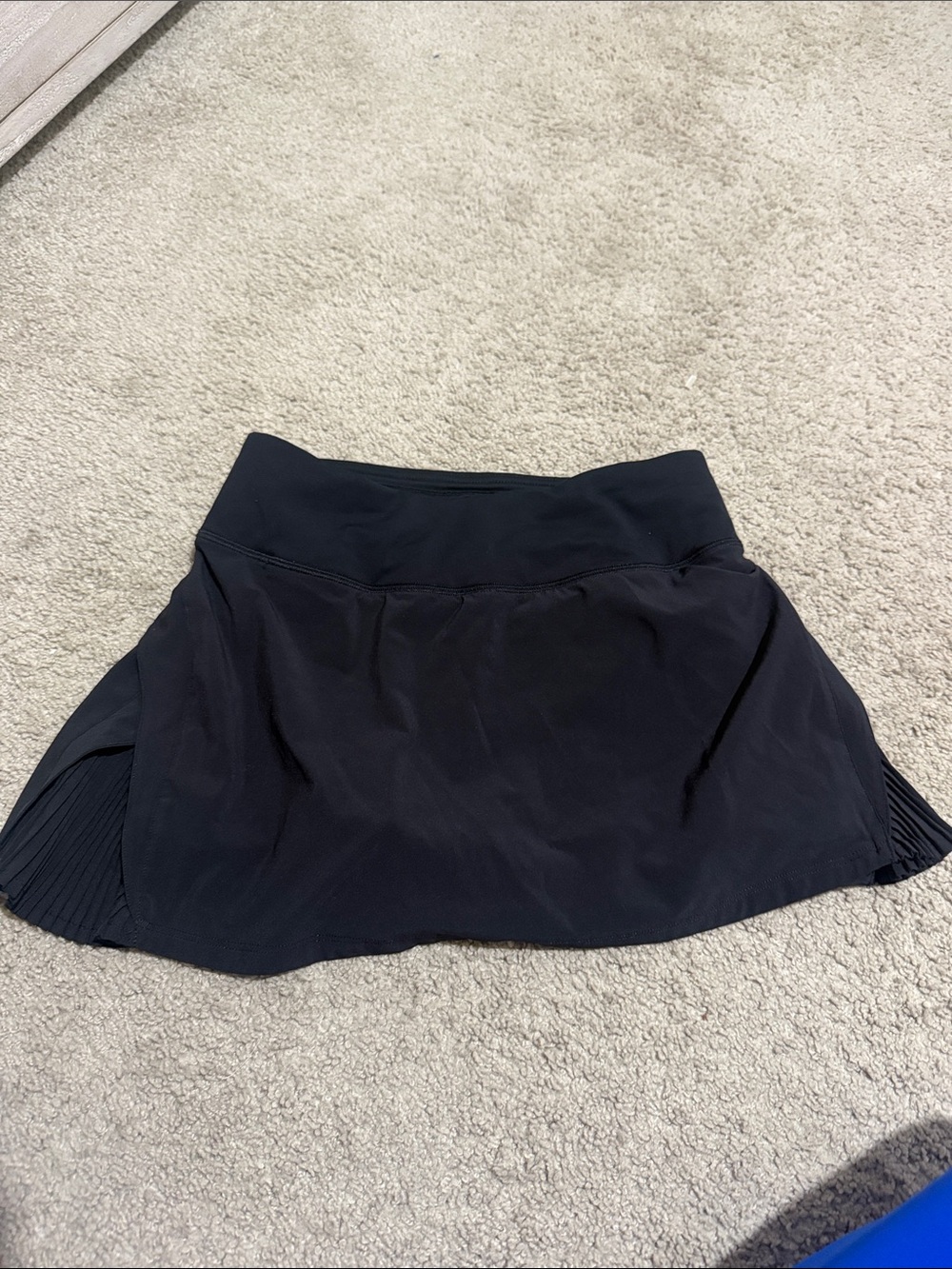 lululemon athletica Black Pleated Side Active Skort